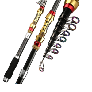 Varas Telescópicas Yernea 99% Carbono: Compactas e Potentes para Pesca em Mar (1,8-3,6M)