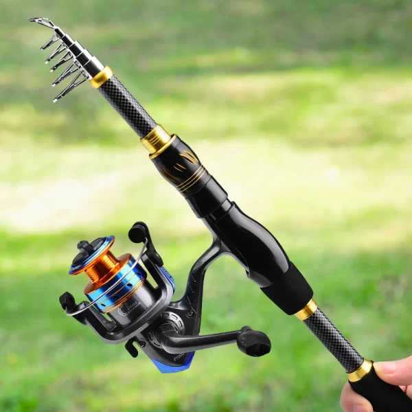 Kit Completo de Vara e Carretel PROBEROS | Hastes de Fiação, Linha, Isca e Acessórios (1.5m-2.4m) - Image 6
