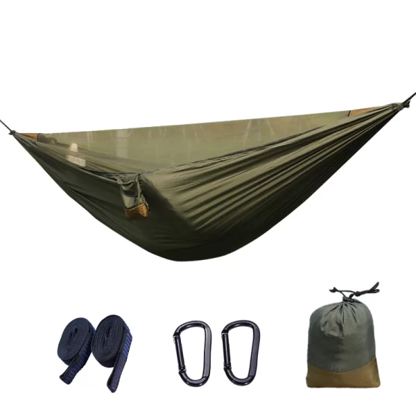 Rede de Acampamento para 2 Pessoas com Mosquiteiro - Leve e Compacta - Image 5
