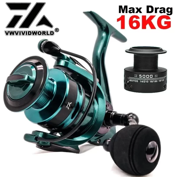 Carretilha Molinete VW Capacidade de Arrasto de até 16kg