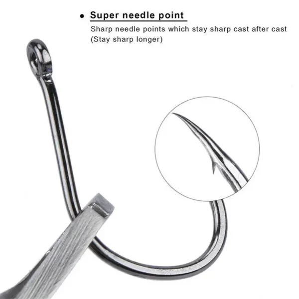 Kit com 500 Anzol Pequenos para Pesca de Água Doce, Aço Carbono - Image 5