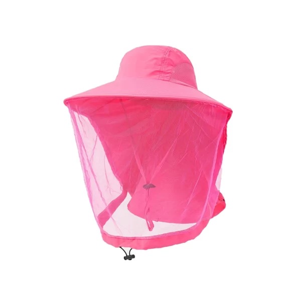 Chapéu de Sol com Rede Anti-Mosquito: Proteção e Conforto para Jardinagem, Caminhadas, Pesca e Campin - Image 2