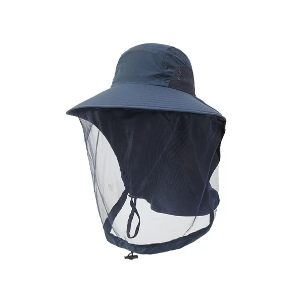 Chapéu de Sol com Rede Anti-Mosquito: Proteção e Conforto para Jardinagem, Caminhadas, Pesca e Campin - Image 3
