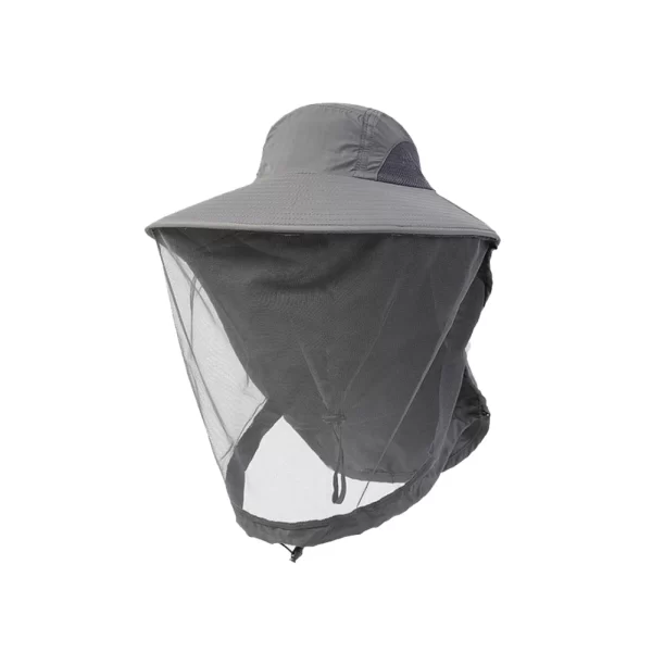 Chapéu de Sol com Rede Anti-Mosquito: Proteção e Conforto para Jardinagem, Caminhadas, Pesca e Campin - Image 7