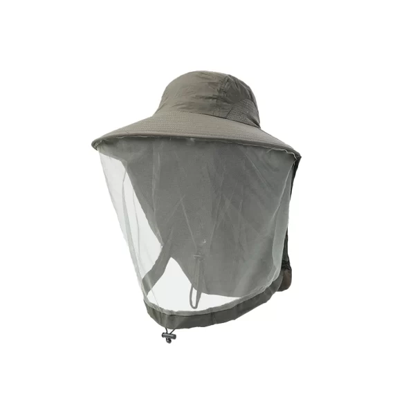 Chapéu de Sol com Rede Anti-Mosquito: Proteção e Conforto para Jardinagem, Caminhadas, Pesca e Campin - Image 4