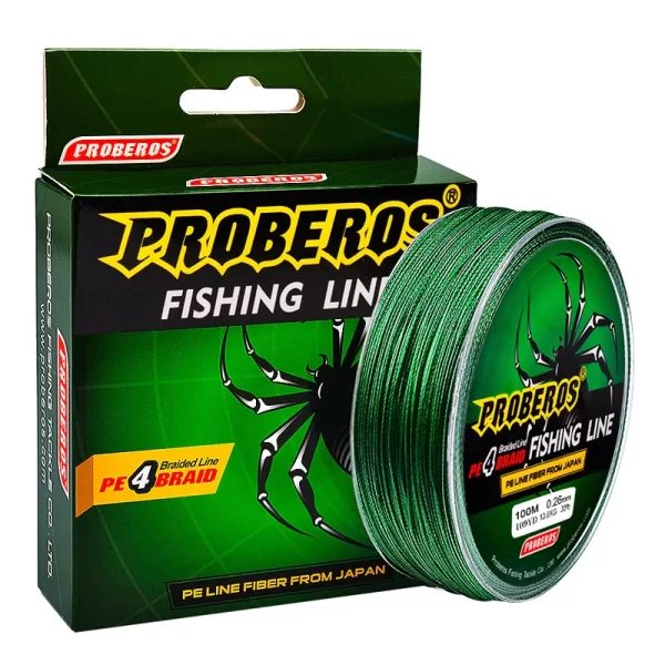 Linha Trançada  Alta Resistência, 4 Fios Para Pesca, 100 metros, 2,7kg a 45,4kg