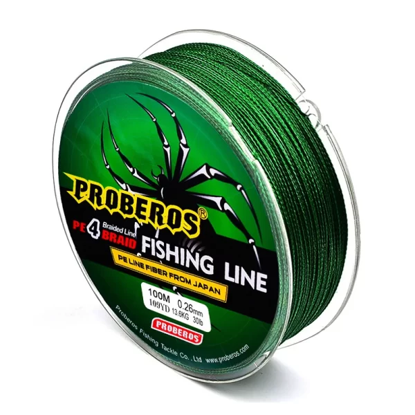 Linha Trançada  Alta Resistência, 4 Fios Para Pesca, 100 metros, 2,7kg a 45,4kg - Image 5