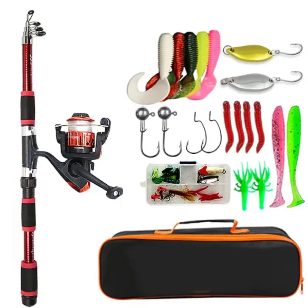 Kit De Pesca Vara + Molinete E Acessórios Barato - Image 3