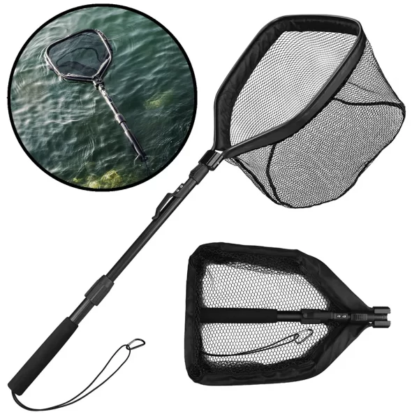 Passaguá de Pesca Dobrável com Cabo Telescópico