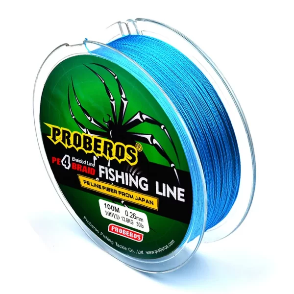 Linha Trançada  Alta Resistência, 4 Fios Para Pesca, 100 metros, 2,7kg a 45,4kg - Image 4