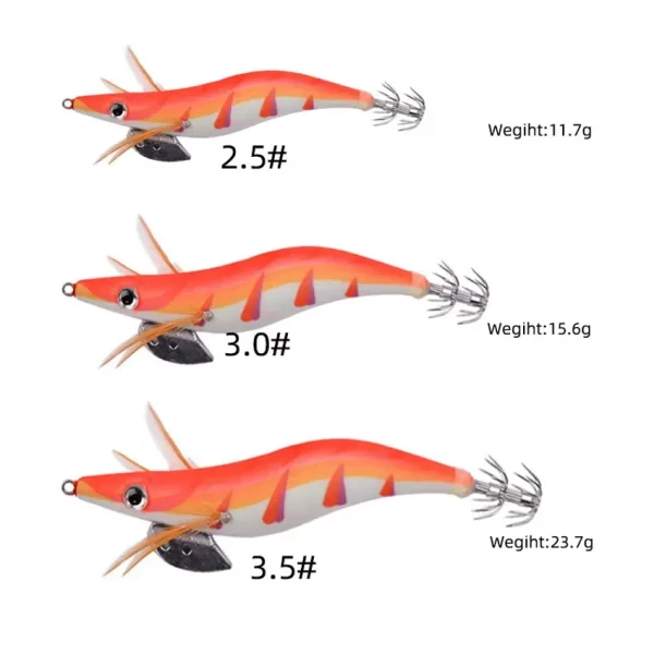 Conjunto de Iscas de Madeira Luminosas para Pesca - 10 Peças - Image 2