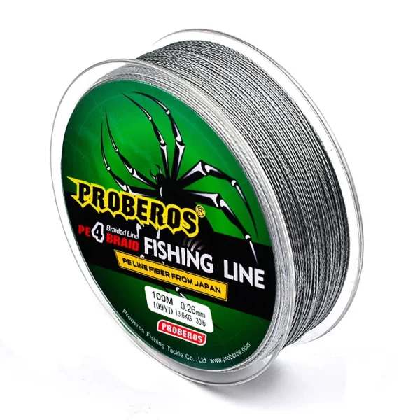 Linha Trançada  Alta Resistência, 4 Fios Para Pesca, 100 metros, 2,7kg a 45,4kg - Image 6