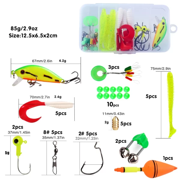 Kit Vara de Pesca 1,8m com Carretel 5.2:1 e Arrasto de 5kg - Image 2