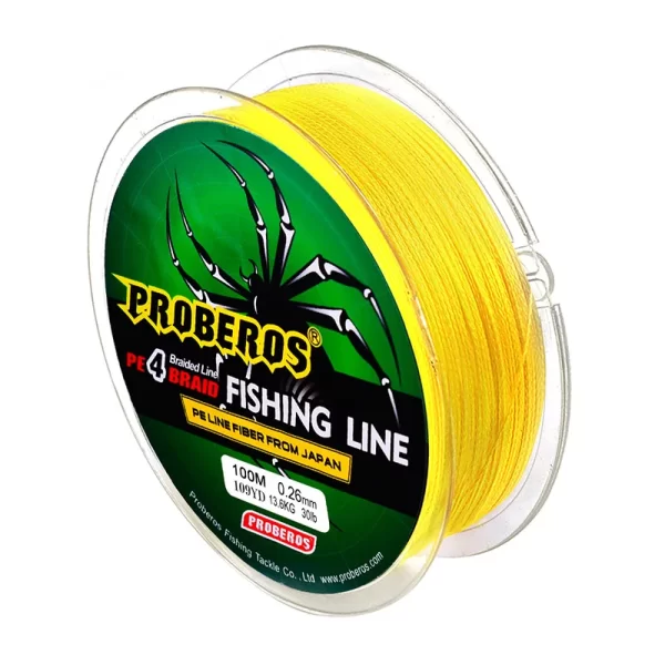 Linha Trançada  Alta Resistência, 4 Fios Para Pesca, 100 metros, 2,7kg a 45,4kg - Image 2