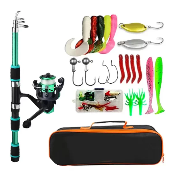 Kit De Pesca Vara + Molinete E Acessórios Barato - Image 2