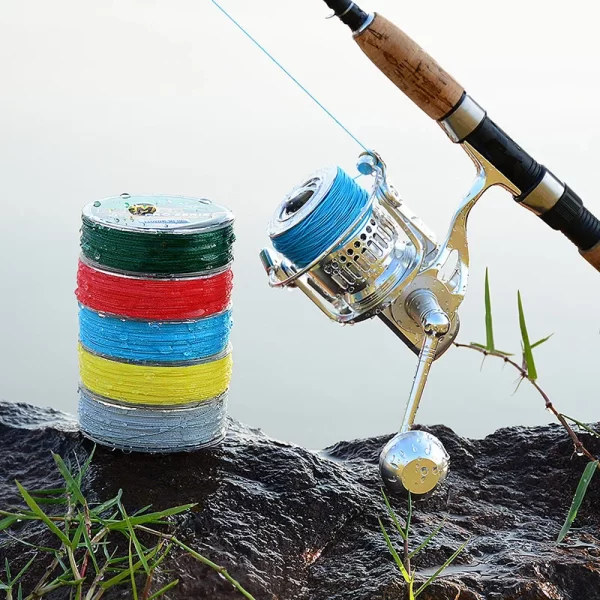 Linha Trançada  Alta Resistência, 4 Fios Para Pesca, 100 metros, 2,7kg a 45,4kg - Image 10
