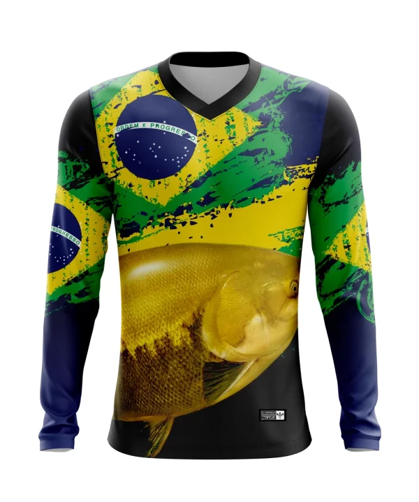 Camisa de Pesca UV50+ Infantil e Adulto – Secagem Rápida, Conforto e Proteção