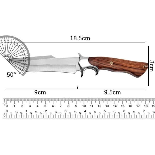 Faca Reta Portátil para Acampamento e Pesca - Image 3