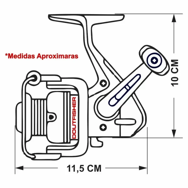 Molinete Marine Sports Arena 1000 5.1:1 - Image 6