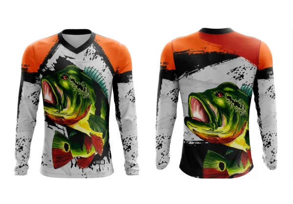Camisa de pesca Uv50 Fish Camisa de pesca adulta com secagem rápida - Imagem 3