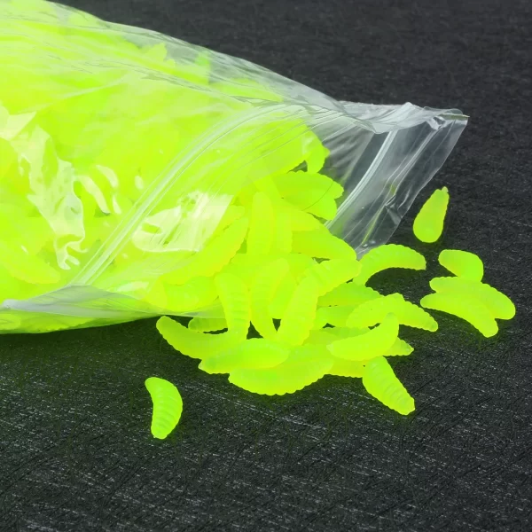 50 isca Minhocas Artificiais Tilápia Pacu Bagre Carpa Premium - Image 3