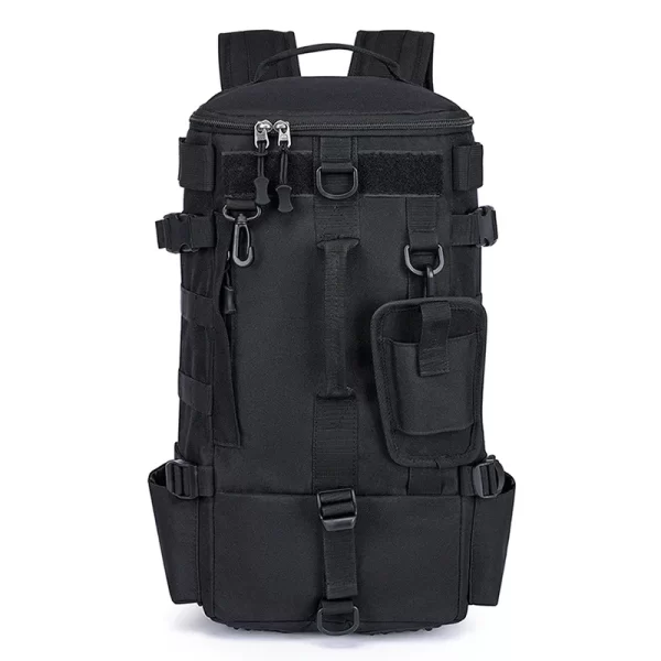 Mochila Tática Militar Pesca e Camping 50L – Impermeável, com Suporte para Varas, Sobrevivência Outdoor, Caça, Trilha e Aventura - Imagem 4